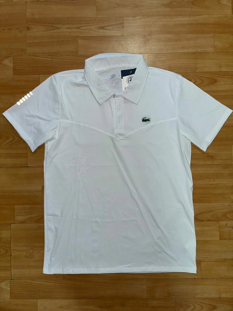CHOMBA LACOSTE IMPORTADA G5 COLOR BLANCO - comprar online