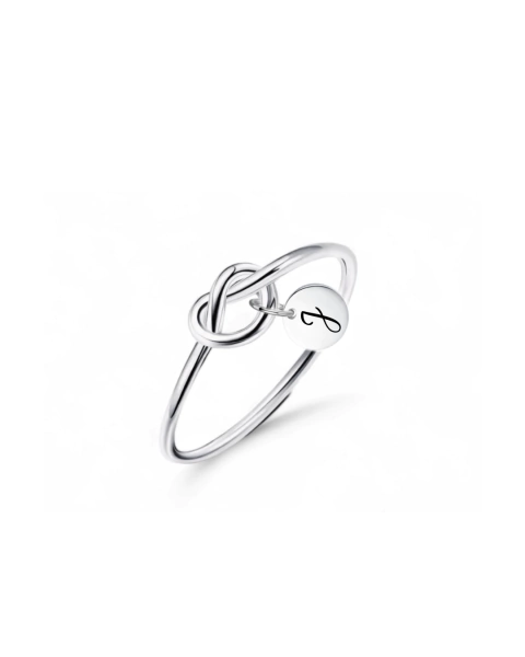 Anel nó + medalha personalizável