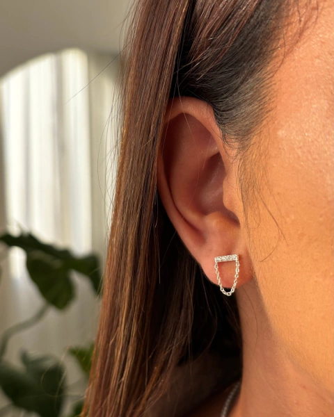 Brinco barrinha + corrente