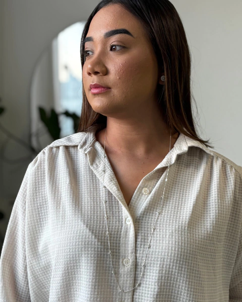 Colar longo zircônias