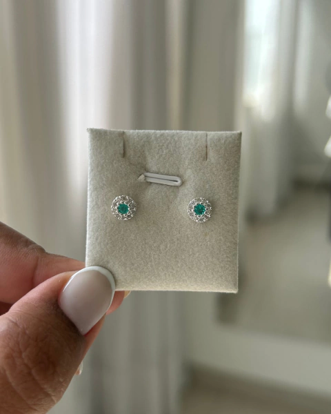 Brinco Celine turmalina