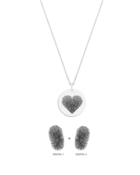 Colar Medalha Digital