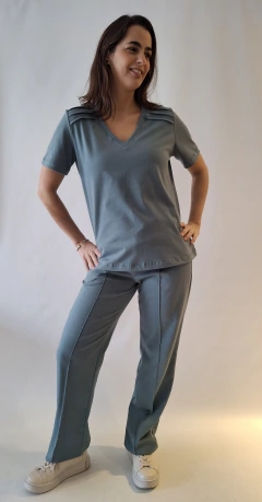 Imagen de PANTALON LOCKY c/ BOLSILLO Y ALFORZA (100% ALGODÓN PEINADO PREMIUM)
