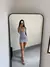 Vestido Curto Touro, Cinza