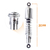 Par Amortecedor Traseiro Cromado Moto Dafra Kansas 150 VULCANBOR (AUROCH) - Vulcanshop