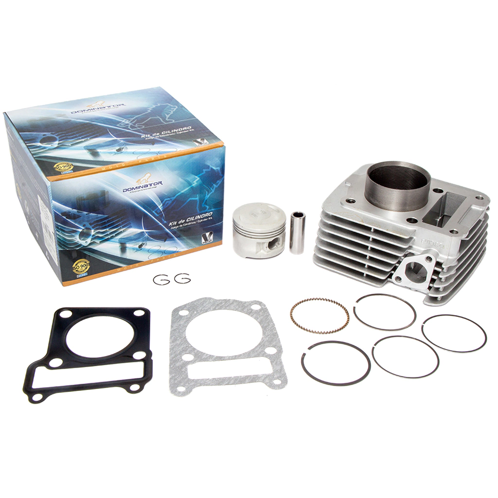 Kit Cilindro Pistão Completo com Juntas Yamaha Ybr Xtz 125 Vulcanbor