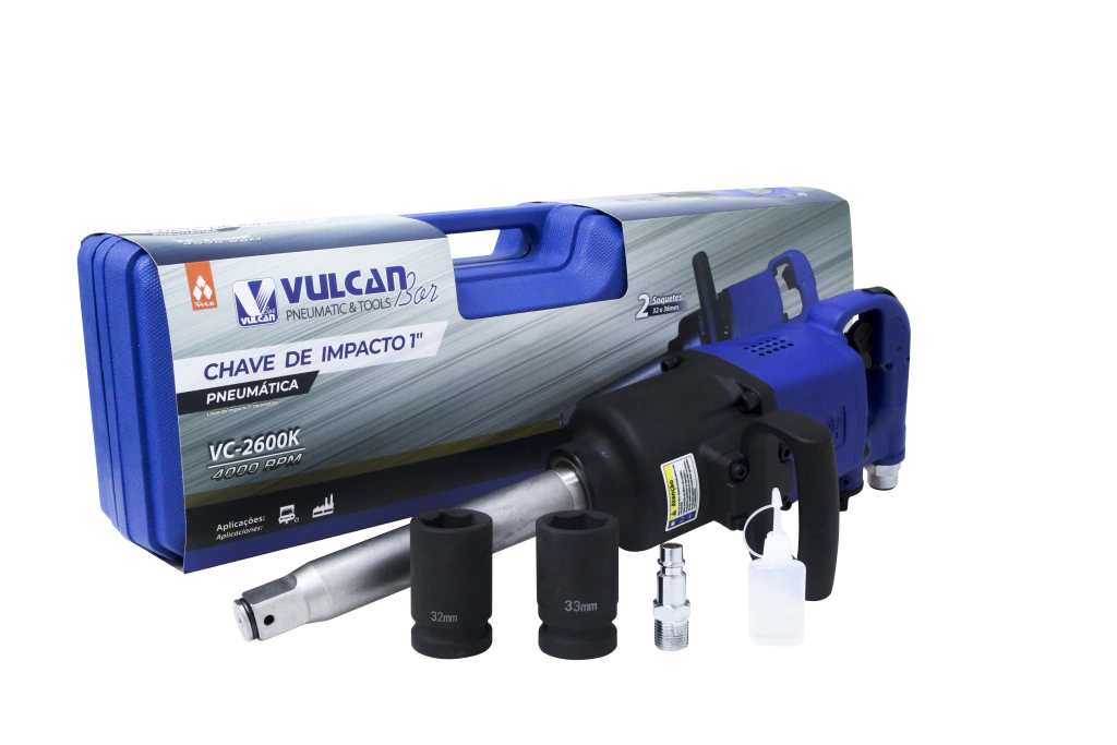 Chave Impacto Pneumática Pneu Caminhões Ônibus 13kg Vulcanbor