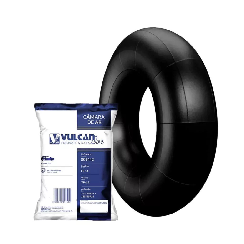 Kit 10 Câmara de ar Automóvel Dianteira Traseira Aro 14 Tr13 Vulcanbor