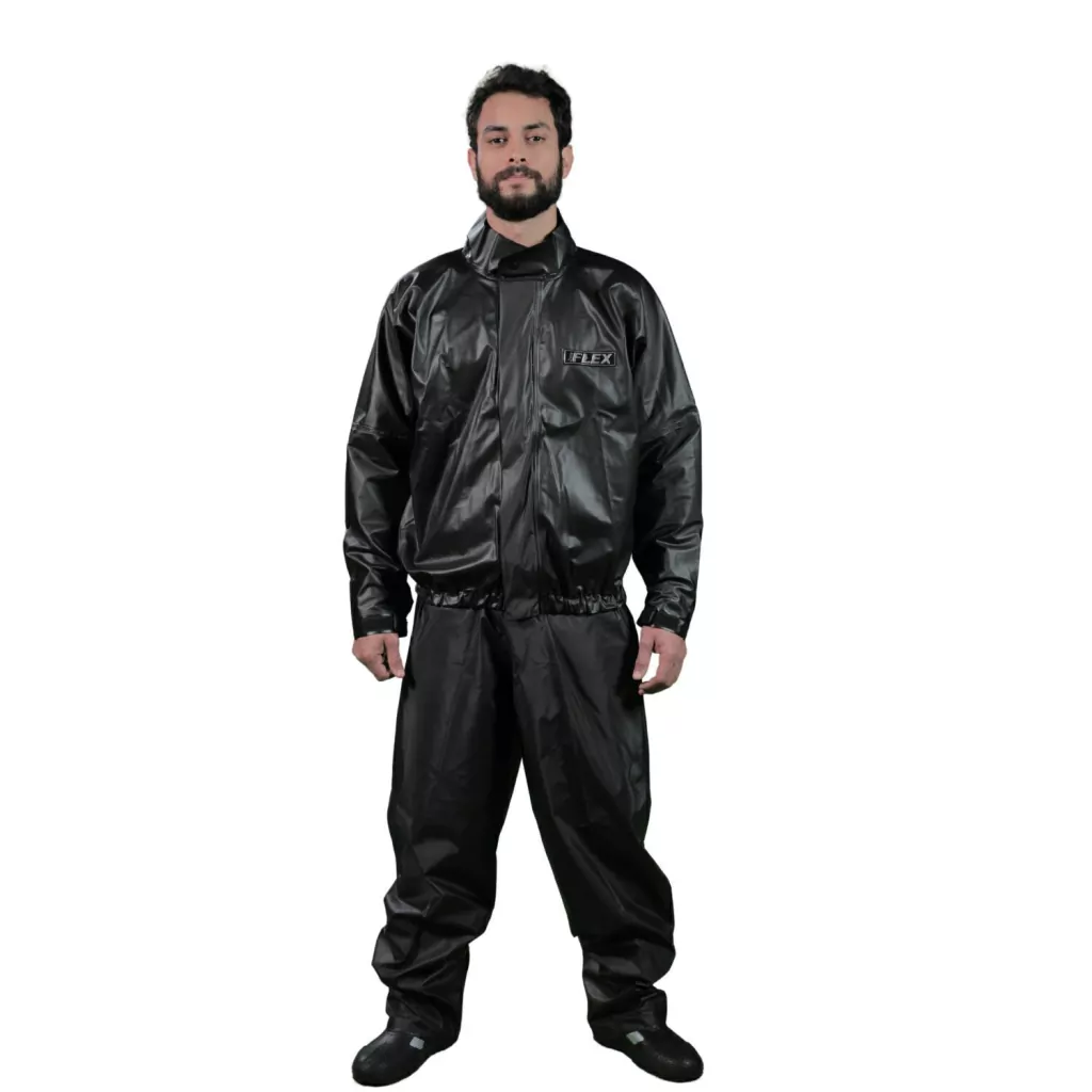 Conjunto Capa de Chuva Motociclista Unissex Delta Flex