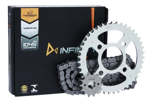 Kit Relação Transmissão C/ Retentor Honda Cg160 Titan Fan