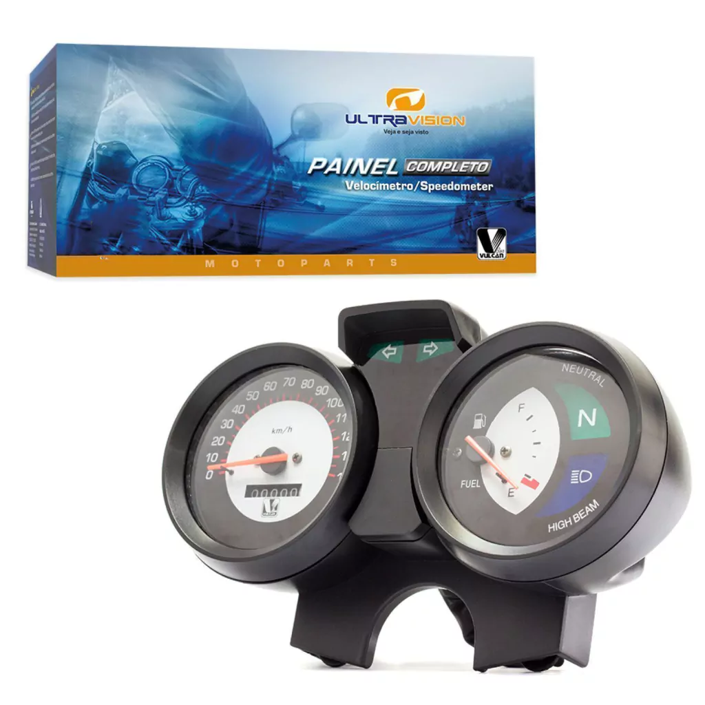 Painel Velocímetro Para Moto Ybr 125 até 2005 Vulcanbor