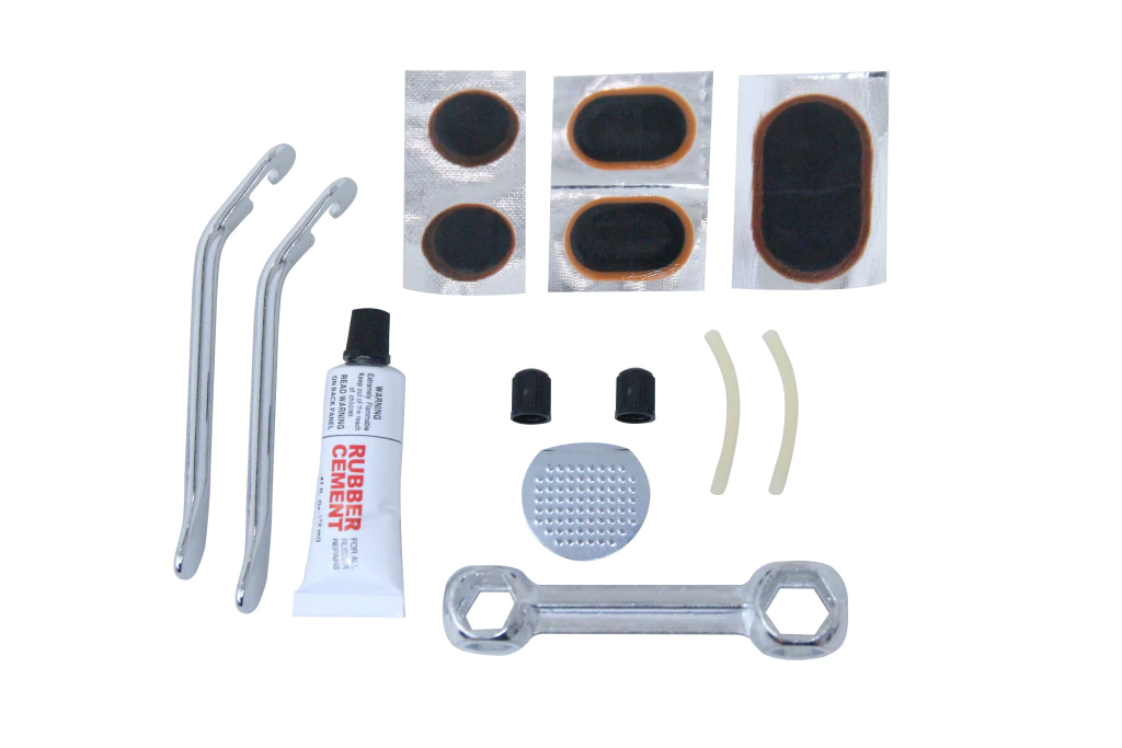 Kit de Reparo para Pneus de Bicicleta Completo Aro 20, 24, 26, 27,5 e 29