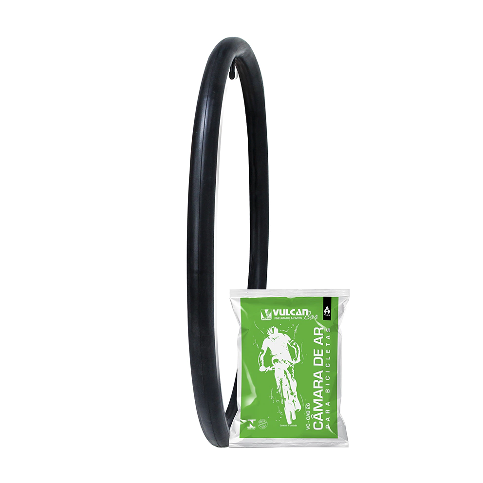 Câmara de ar Bike Bicicleta Aro 26 Bico Longo 48mm Vulcanbor