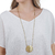 Colar longo Duo dourado - comprar online