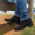 Bota 7779F Preto Nobuck Cano Curto Texana - comprar online