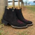 Imagem do Bota 7779F Preto Nobuck Cano Curto Texana