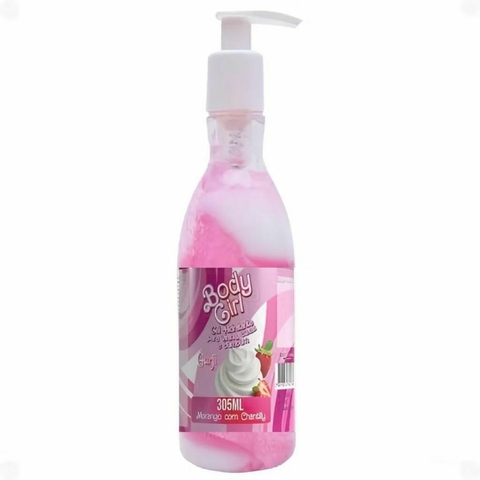 Body Girl Hidratante Beijável de Morango com Chantilly - 305Ml