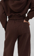 Wide Leg Moletom Marrom - loja online