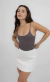 Body Alcinha Chumbo