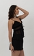 Blusa Babado Preta - Martina Atacado