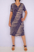 Vestido Estampado Geométrico