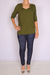 Blusa Dallas Verde Musgo - comprar online