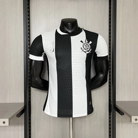 Camisa Timão lll 24/25 Jogador - Preta e Branca - comprar online