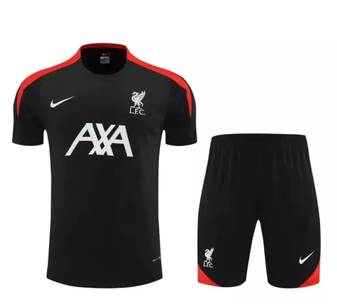 Conjunto Liverpool Treino 2024/25 Nike Torcedor Masculina - Preto - comprar online