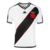 Camisa Vasco da Gama I 24/25 - Torcedor Kappa Masculina - Branca com listras pretas e detalhes em vermelho