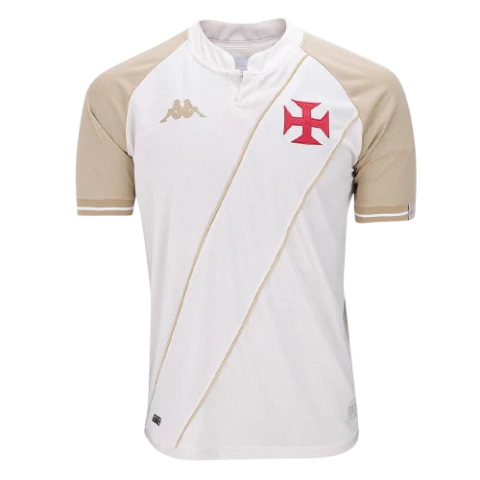 Camisa Vasco da Gama ll 24/25 - Torcedor Kappa Masculina - Branca com listras pretas e detalhes em vermelho - (cópia) - (cópia) - buy online