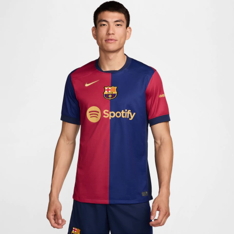Camisa Barcelona Home 2024/25 Torcedor Masculina - Azul e Vermelha - comprar online