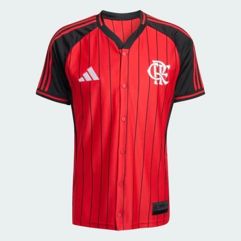 Camisa Flamengo I 24/25 - Torcedor Adidas Masculina - Preta e vermelha - (cópia) - (cópia) - comprar online