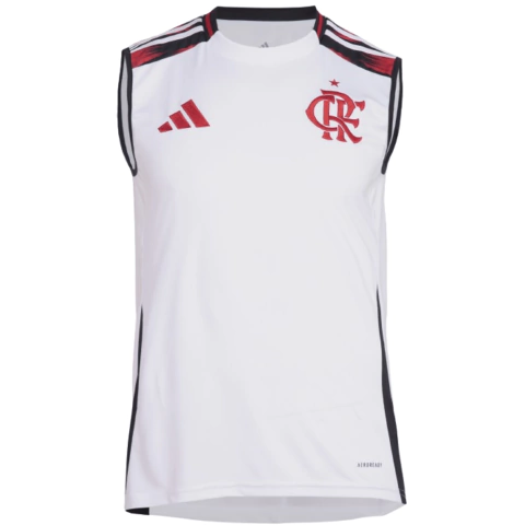 Camisa Regata Flamengo Treino II 23/24 Torcedor Masculina - Branco com detalhes em vermelho e preto - (cópia) - (cópia) - buy online