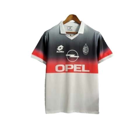 Camisa Retrô AC Milan Treino 1995/1996 - Masculina Lotto - Vermelha e preta