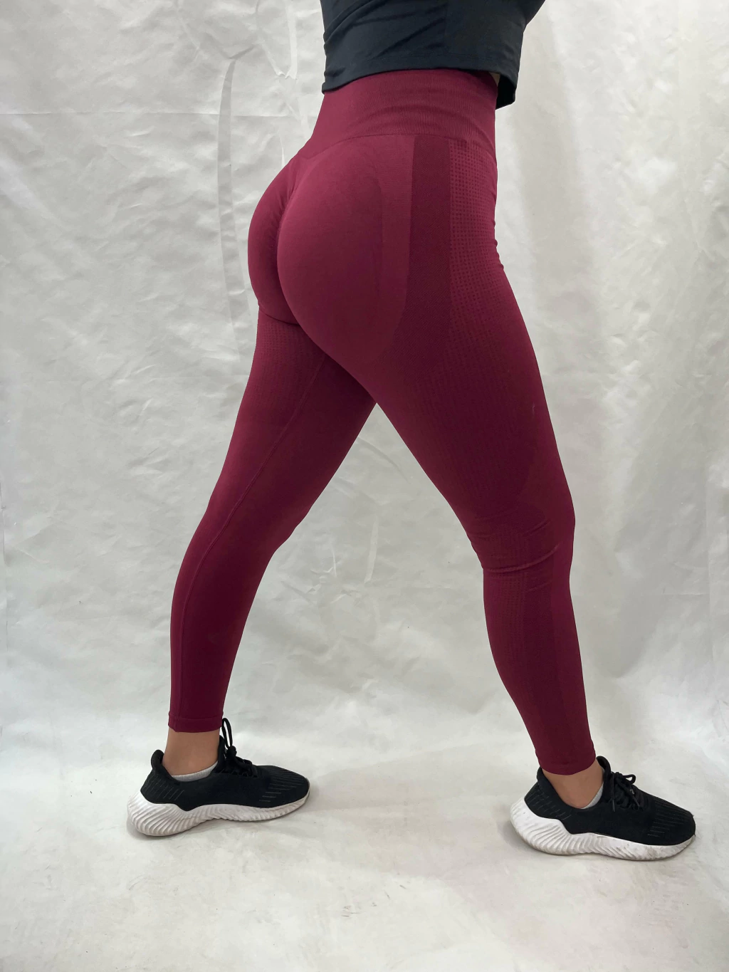 Calza seamless bordo