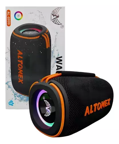 Caixa de Som Waterproo Portátil 30W com RGB Altomex AL-8999