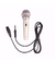 Microfone com fio profissional - Apalusa Import LTDA