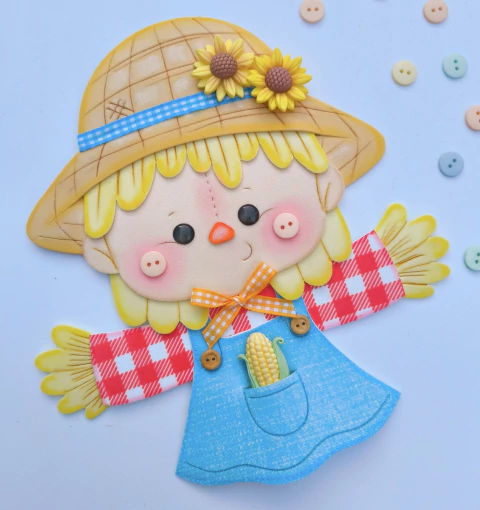 Molde Virtual - Espantalho Cute - comprar online