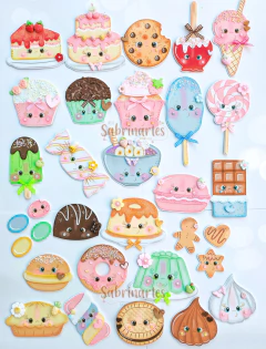 Apostila Virtual - Doçuras cute - Ateliê Sabrinartes
