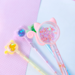 Imagem do Caneta Gel Gatinho com Glitter