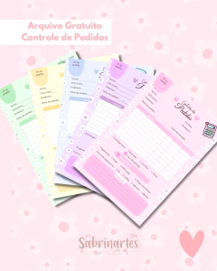 Arquivo GRATUITO Controle de Pedidos (LINK PARA DOWNLOAD NA DESCRIÇÃO) - comprar online