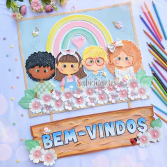 Apostila Virtual - Placa Bem-Vindos