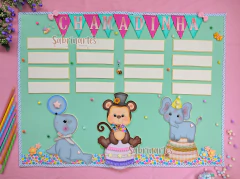 Apostila Virtual - Kit sala de Aula Circo Candy - loja online