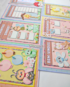Apostila Virtual - Kit sala de Aula Circo Candy - (cópia) - Ateliê Sabrinartes