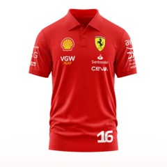 Chomba Charles Leclerc Ferrari F1 2024 Algodón Fórmula 1