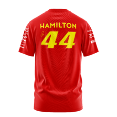 Remera Lewis Hamilton Ferrari Fórmula 1 2025 - OnDemandProject