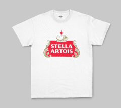 Remera Stella Artois V1 - Estampa Grande Adelante Y Chica Atrás - comprar online