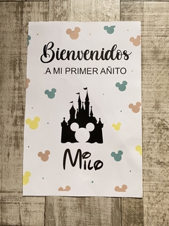 CARTEL DE BIENVENIDA