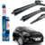 Jogo Palheta Dianteira Limpado Para-brisa e Traseira Bosch Ford KA 2014 a 2022