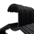 Conjunto Com 20 Cabides Reforçados Adulto cor Preto na internet